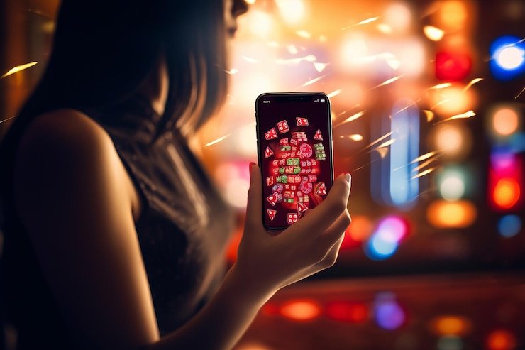 Tampilan grid permainan Reactoonz dengan simbol kartun berwarna-warni
